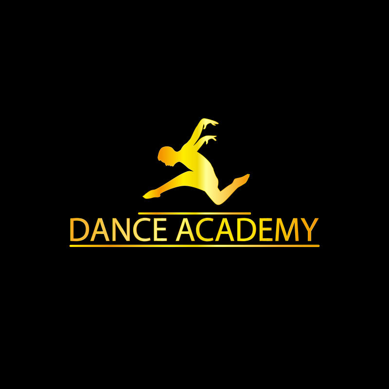 跳舞的男人矢量logo设计