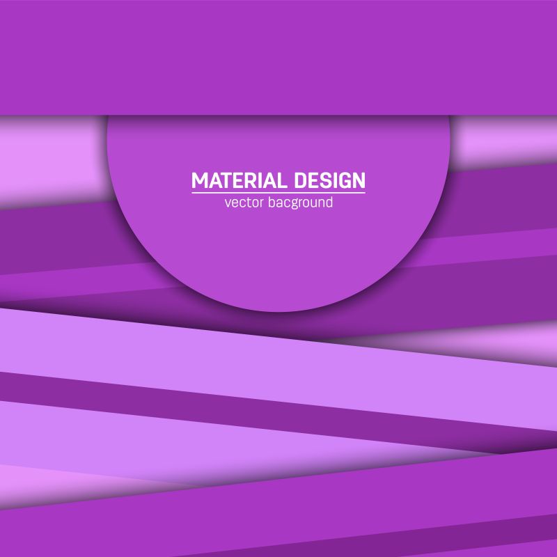 矢量的紫色折纸风格插图