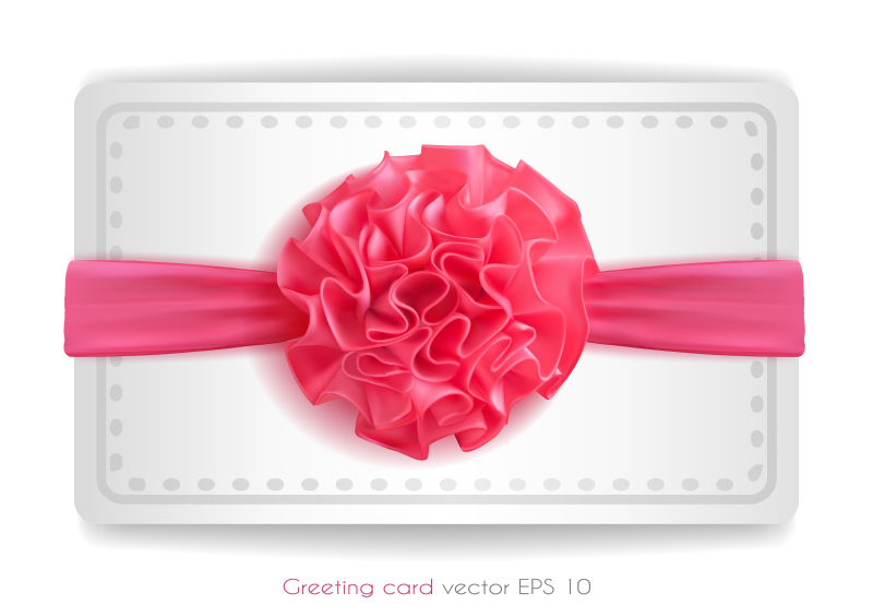 失量创意装饰粉色礼花元素的插图