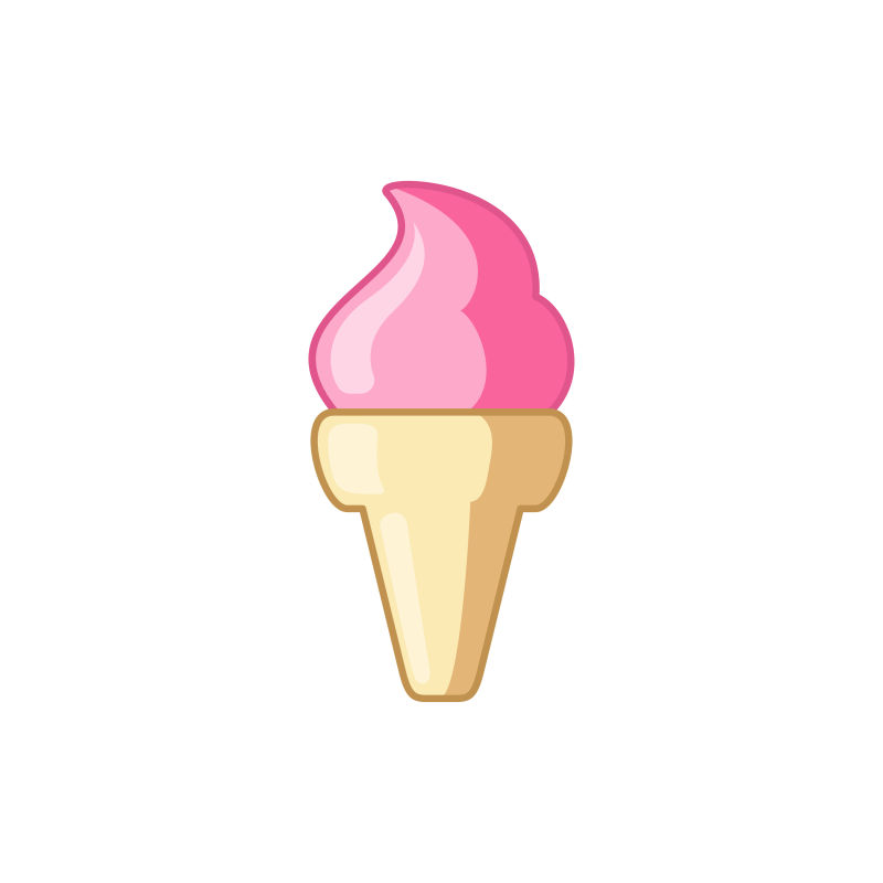 矢量的冰淇淋图标