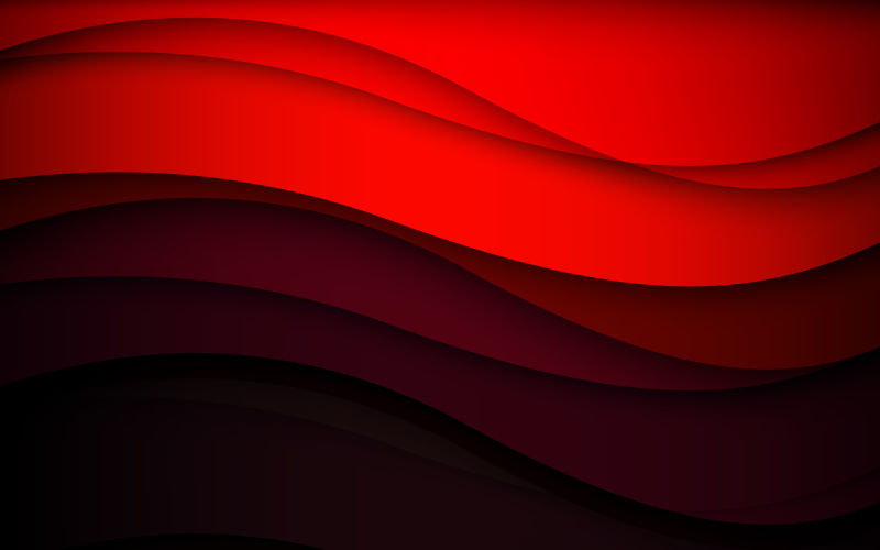抽象红色波纹背景矢量设计