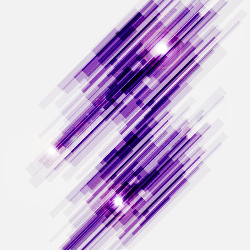 矢量紫色抽象直线背景