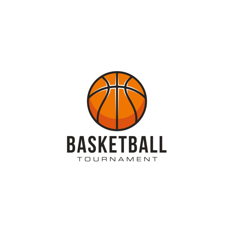 矢量篮球logo标志