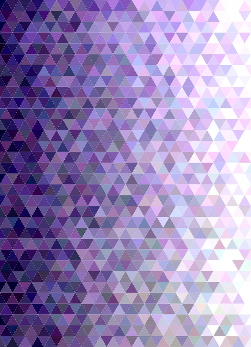 矢量设计紫色三角形瓷砖拼接背景