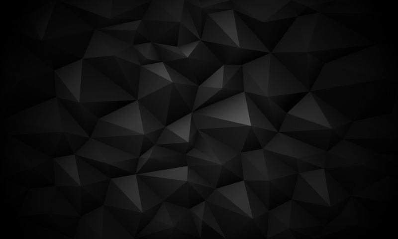 矢量的黑色立体几何图案