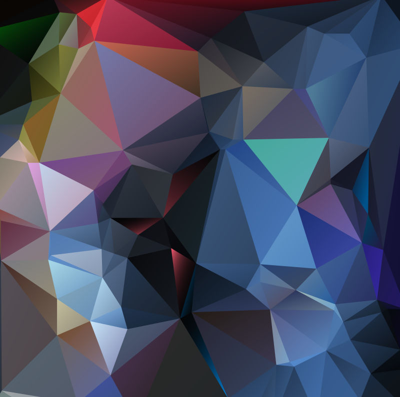 抽象矢量立体三角现代背景