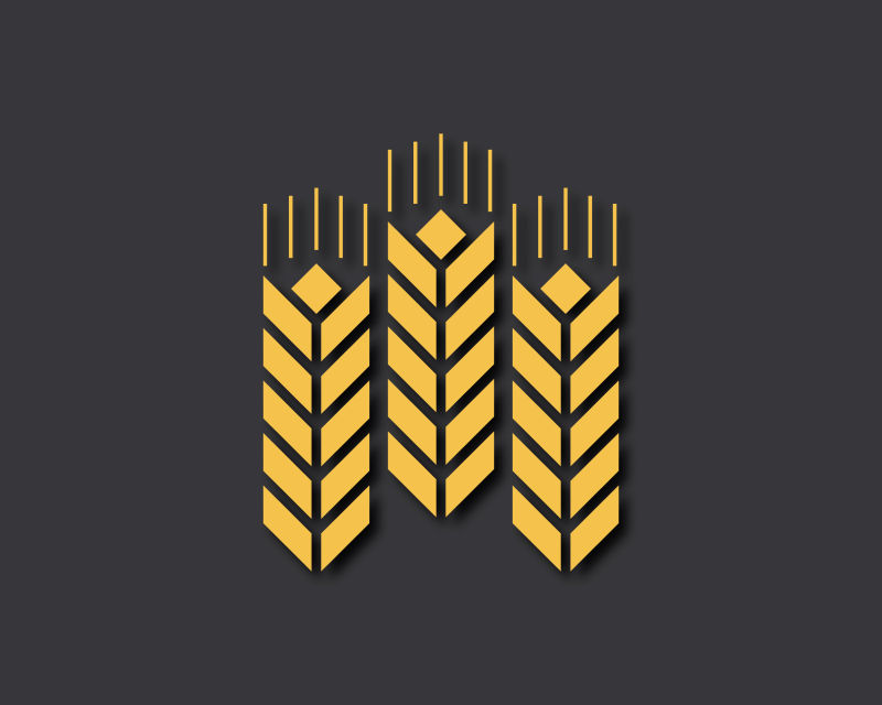矢量设计小麦标识