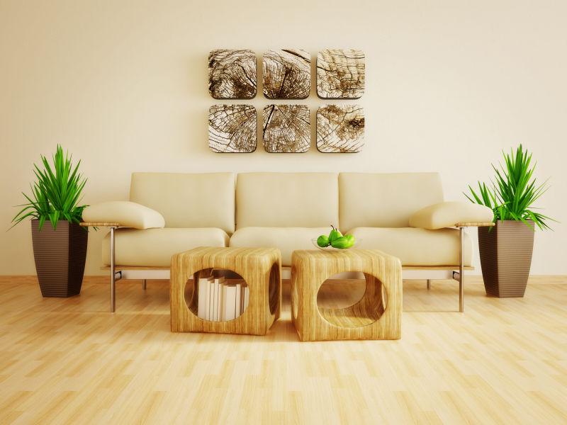 木地板室内家具设计