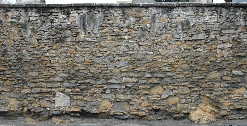 古老的土石头墙背景