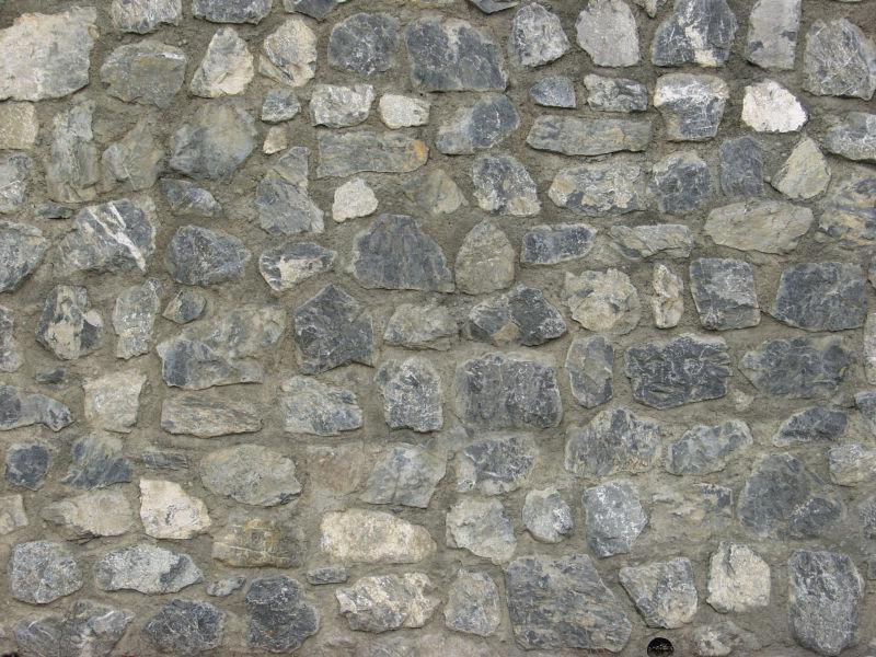 小块石头石墙背景