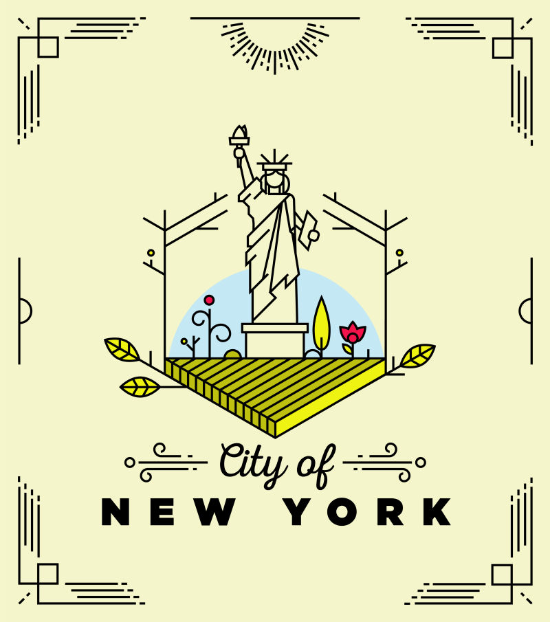 纽约城市标志建筑