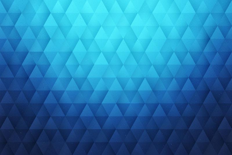 矢量设计的蓝色几何背景