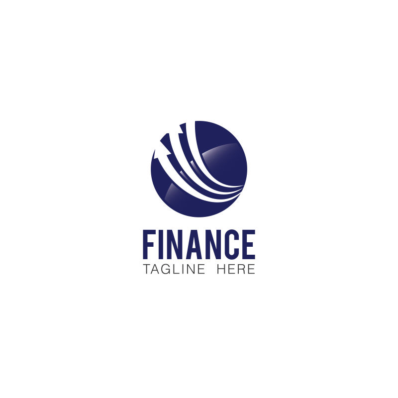 矢量金融创意的logo设计