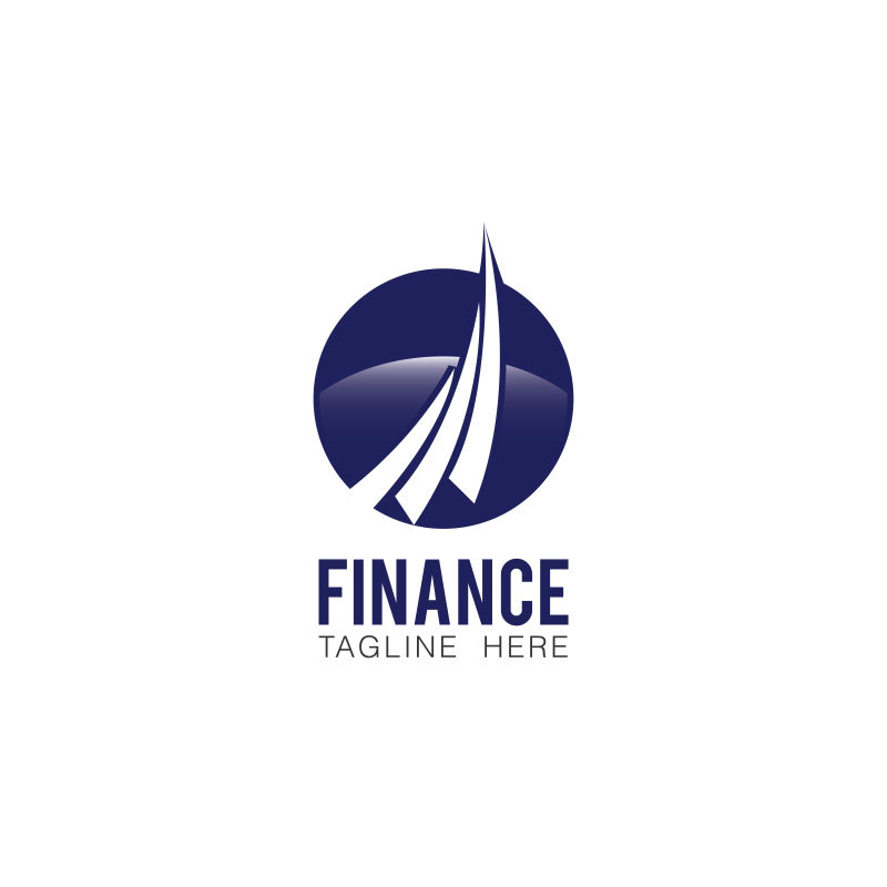 矢量的金融logo