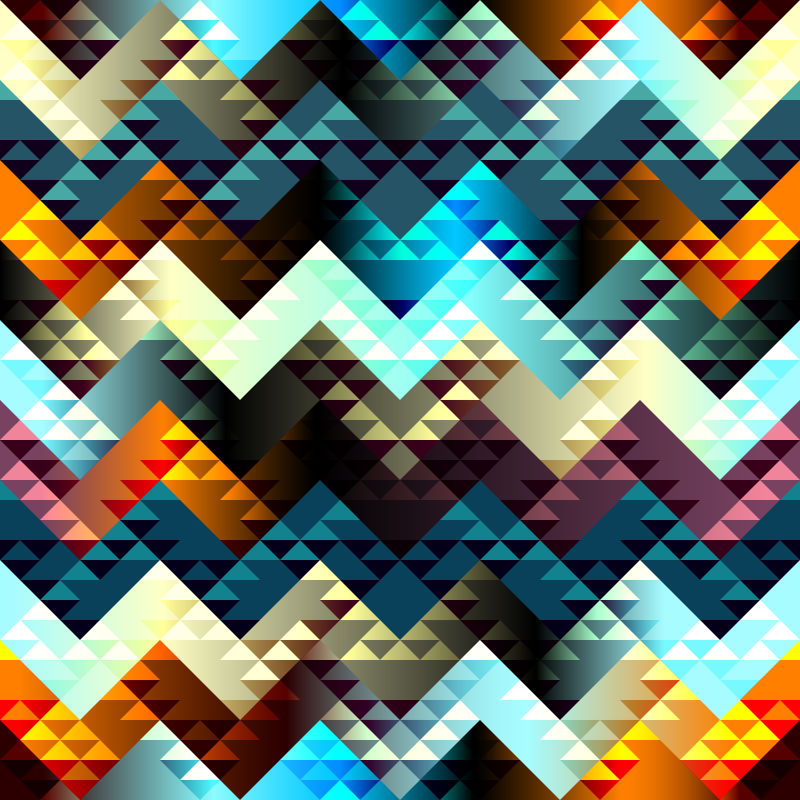 抽象矢量彩色几何三角元素背景