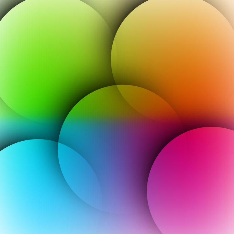 抽象的彩色圆形图案背景矢量设计