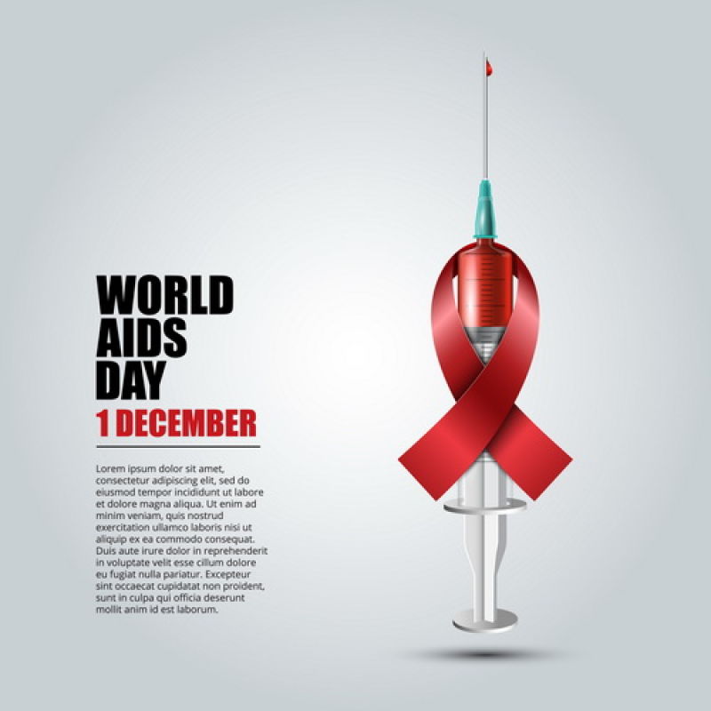 创意矢量艾滋病概念信息图表设计