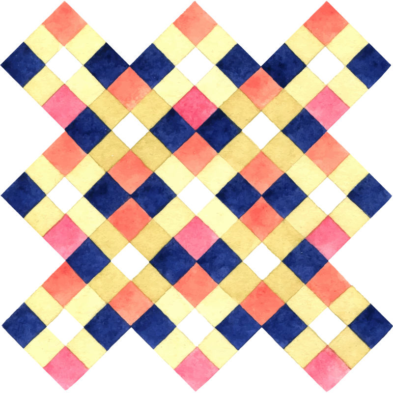 抽象矢量彩色几何方形设计背景