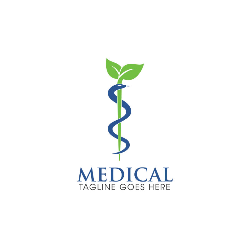 医学主题的创意logo矢量设计