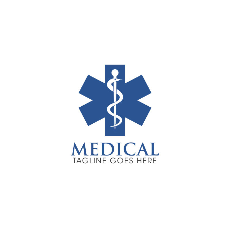 矢量的医学logo设计