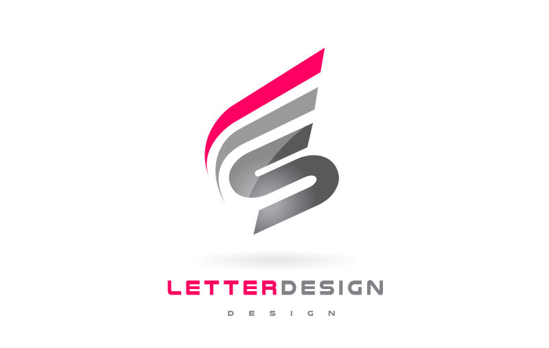 矢量创意S字母logo设计