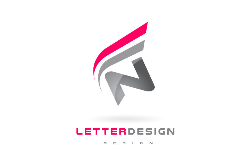 矢量n创意字母logo设计