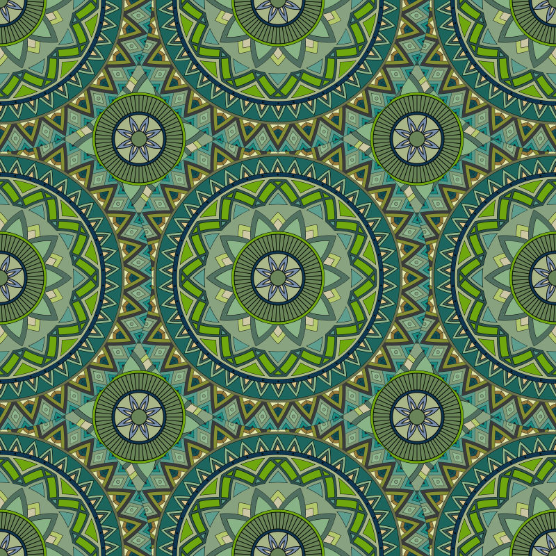 矢量绿色花卉元素装饰设计背景