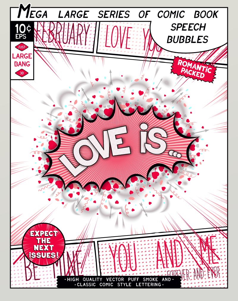 创意矢量现代爱情主题的平面设计插图