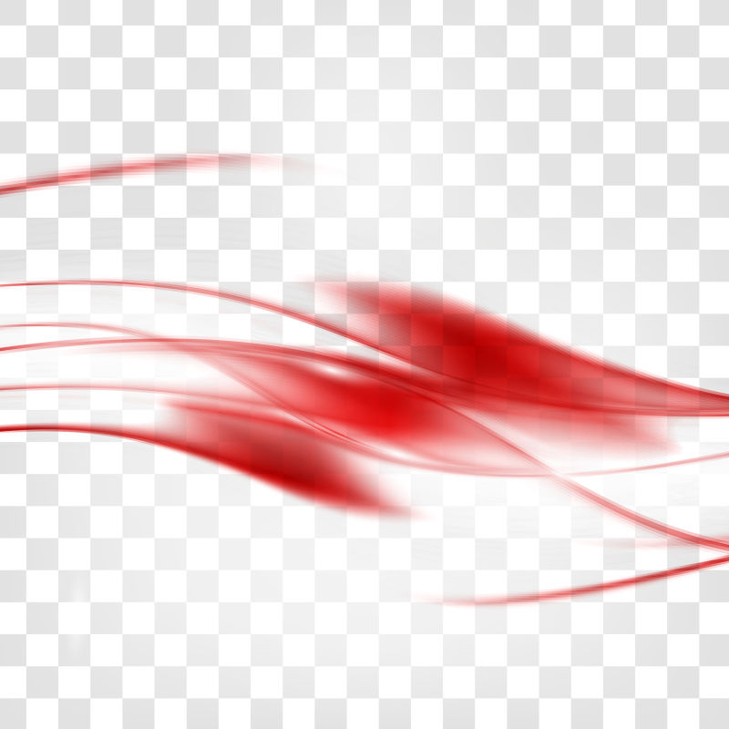 抽象矢量红色波形元素现代背景