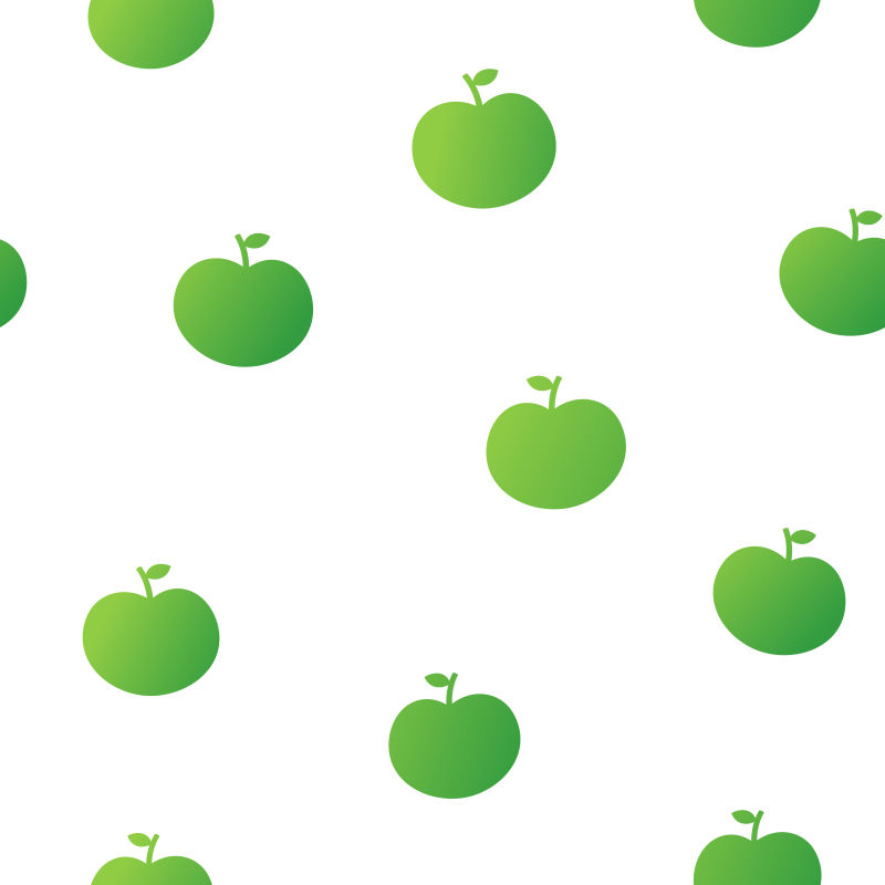 绿色苹果图案背景矢量设计