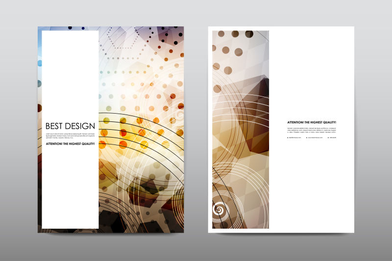抽象现代商业宣传册平面设计