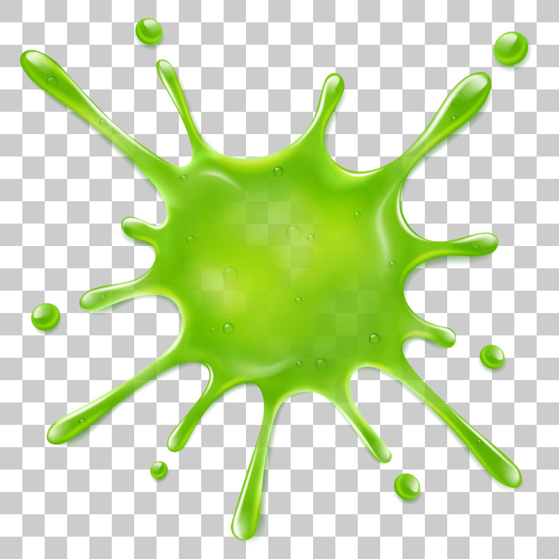 抽象矢量绿色液体设计元素