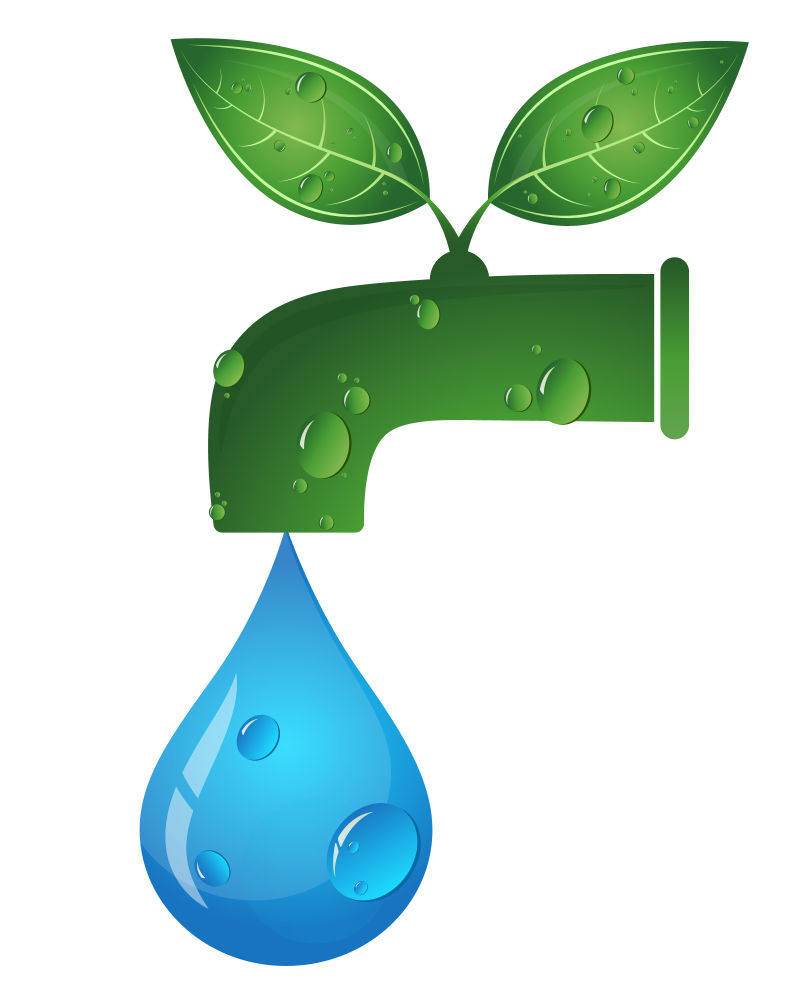创意矢量生态水资源标志设计