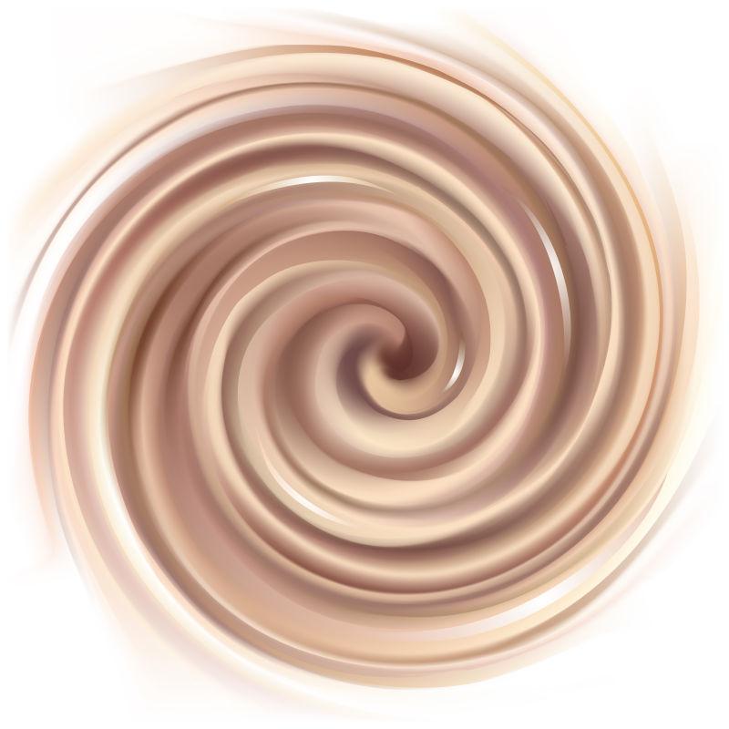 涡旋巧克力纹理的矢量背景
