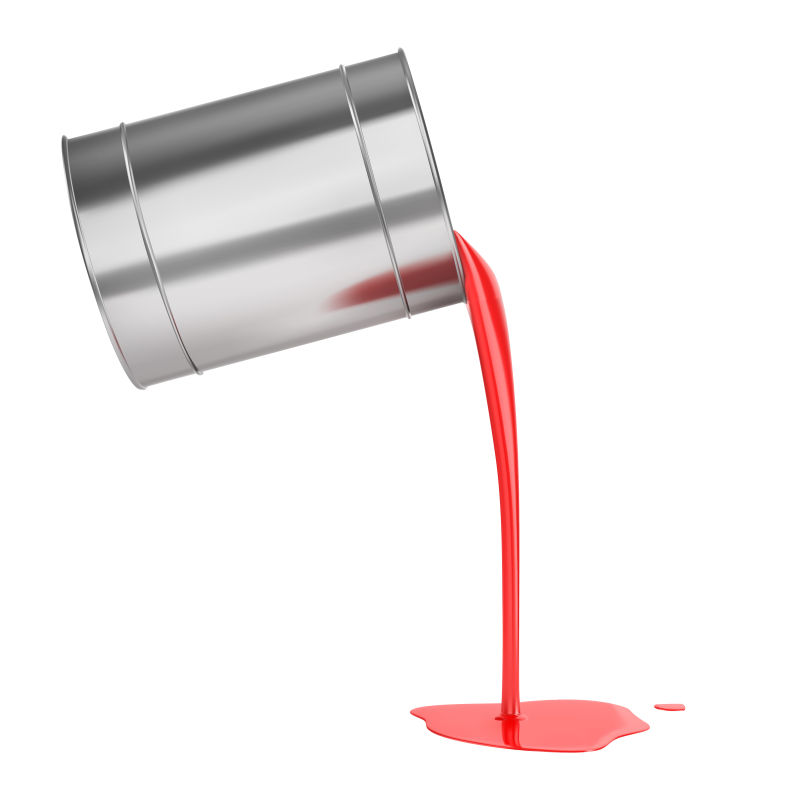 创意矢量倾倒的红色液体设计