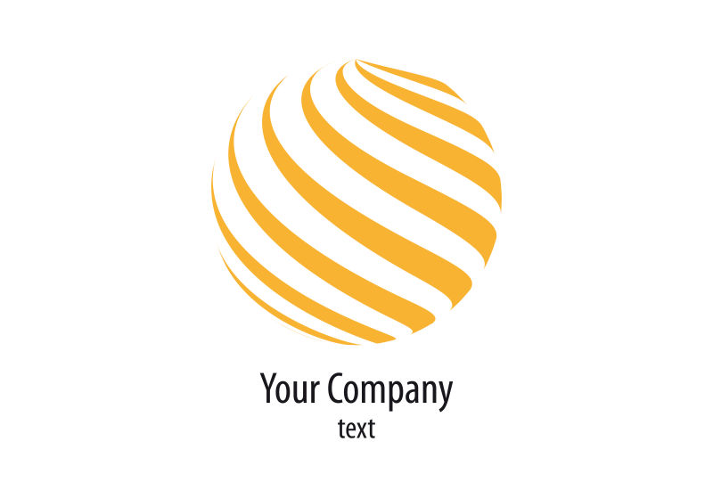 矢量金色企业logo
