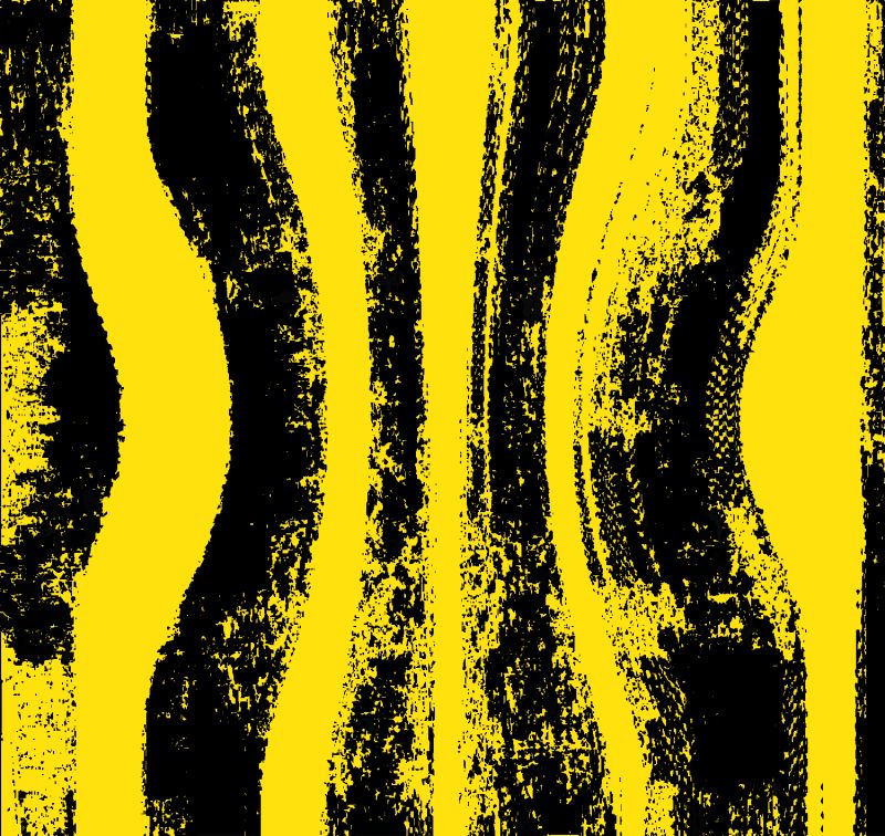 黑色黄色肮脏的背景-矢量图解