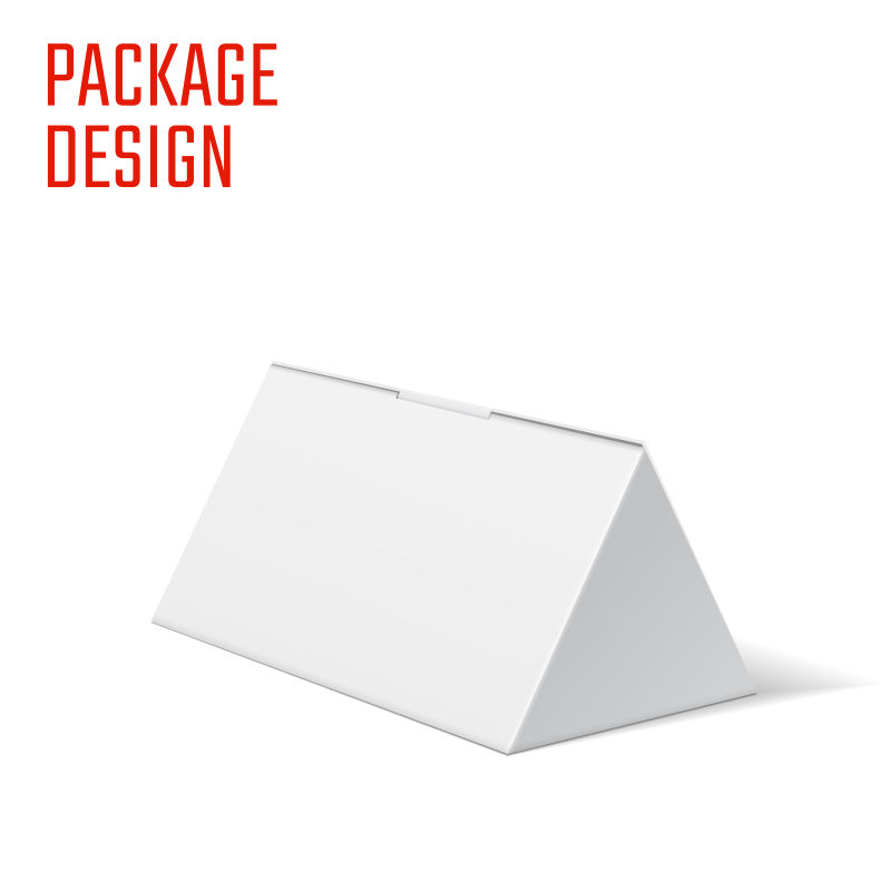 矢量的三角包装盒设计