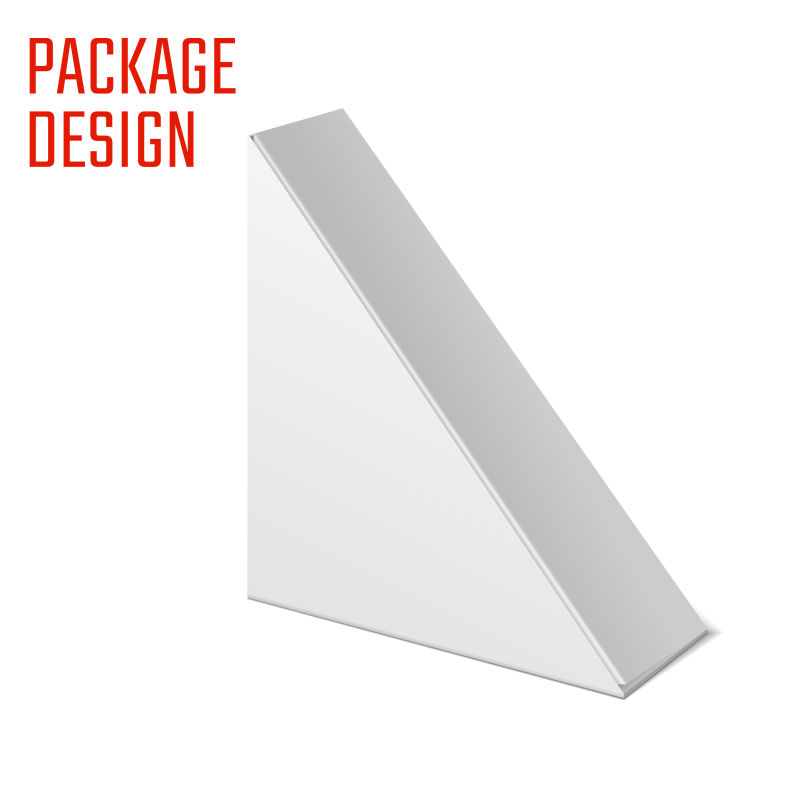 矢量三角的立体包装盒设计