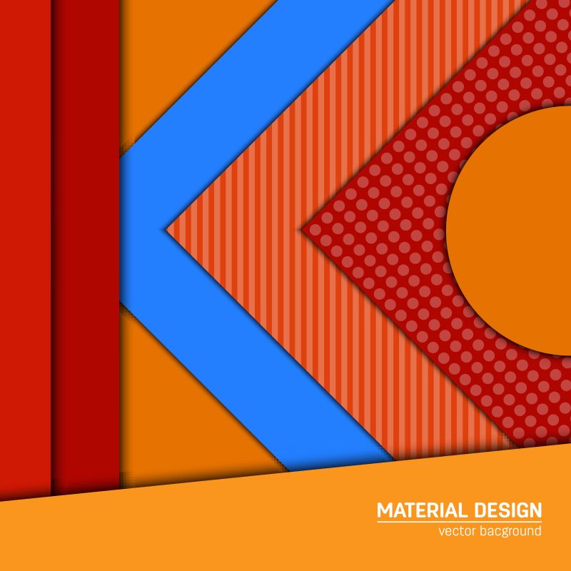 抽象矢量现代彩色纸张设计平面背景
