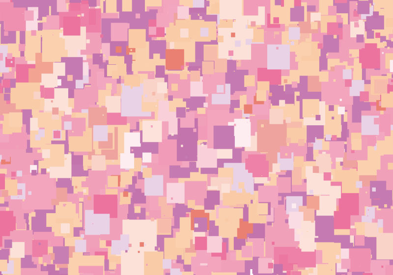 抽象矢量粉色方形元素无缝背景