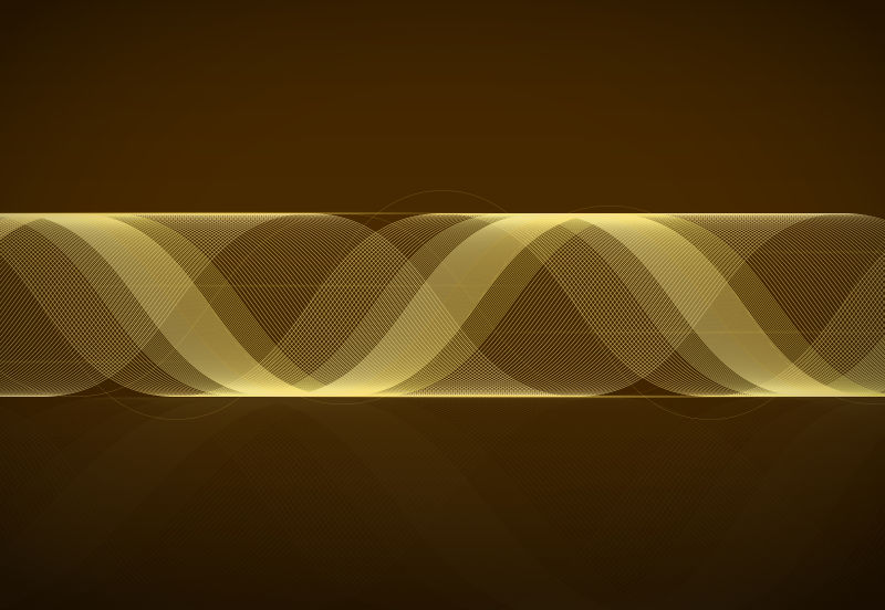 抽象矢量现代曲线光波螺旋背景