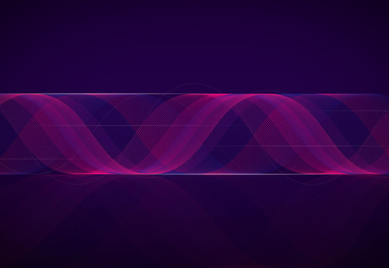 抽象矢量紫色螺旋形背景
