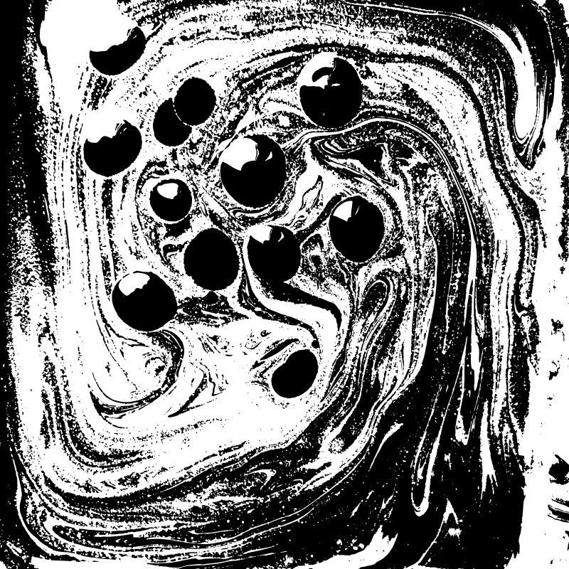 抽象矢量现代黑白液体纹理背景