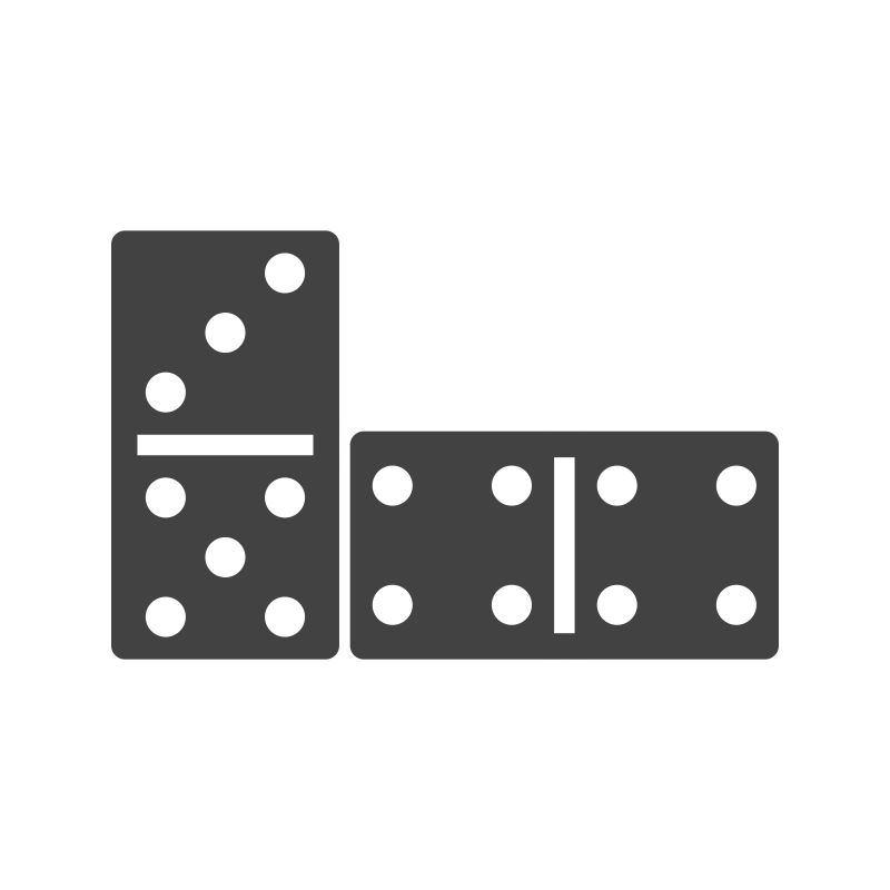 抽象矢量赌场骰子图标设计
