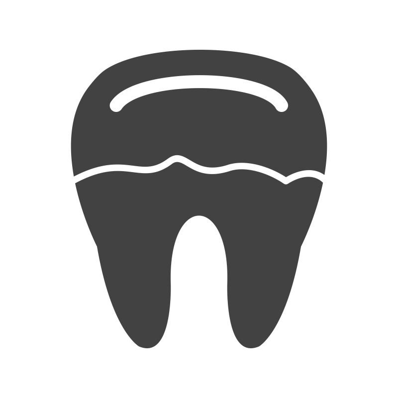 创意矢量牙齿缝合概念图标设计