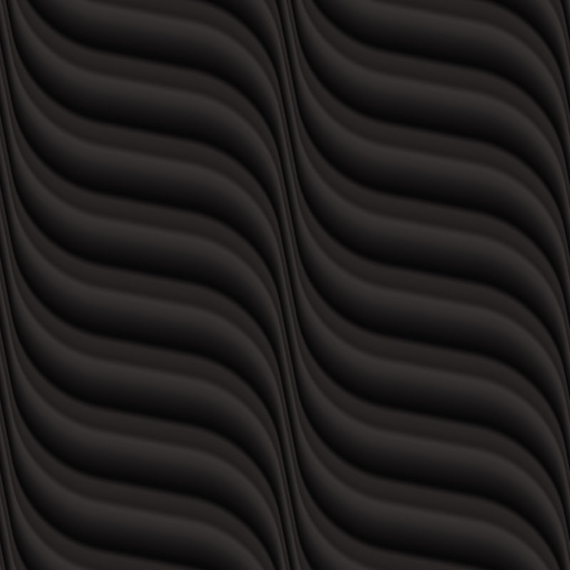 黑色的抽象波纹图案矢量背景