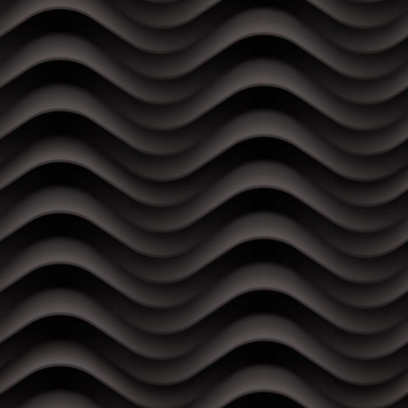 抽象黑色波纹图案背景矢量设计