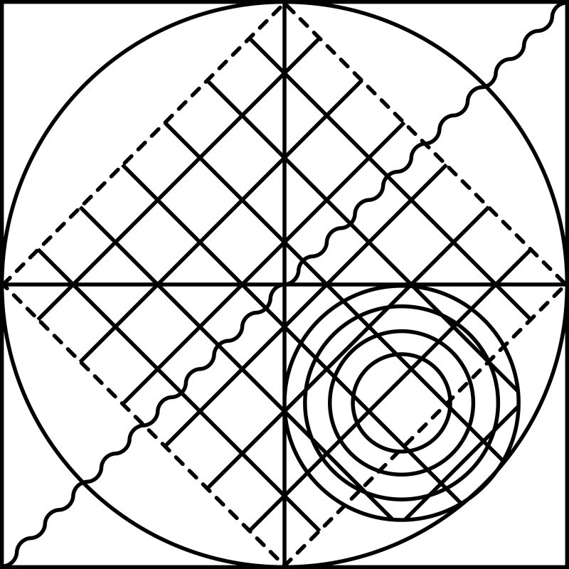 线性几何风格图案背景矢量
