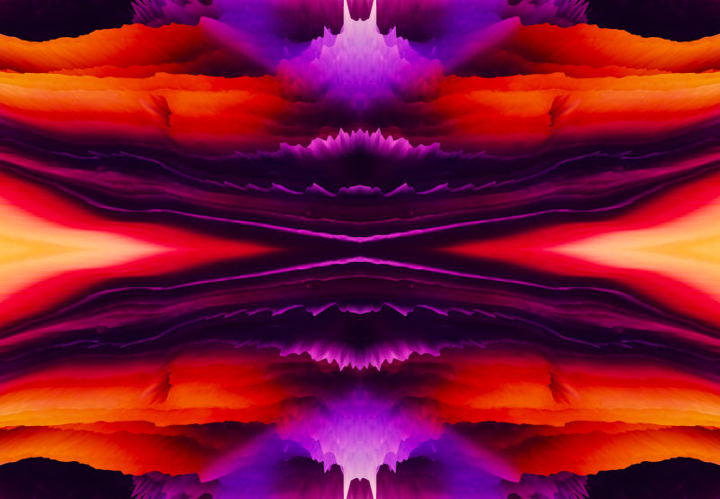 创意红色紫色爆炸性背景